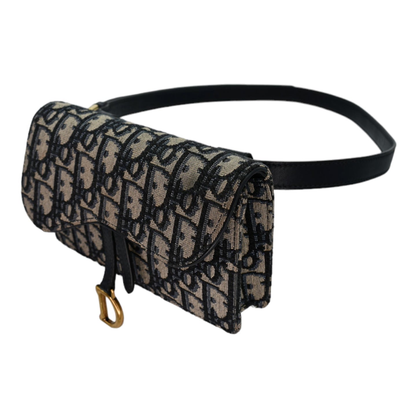 Dior Leather Canvas Crossbody Bag
