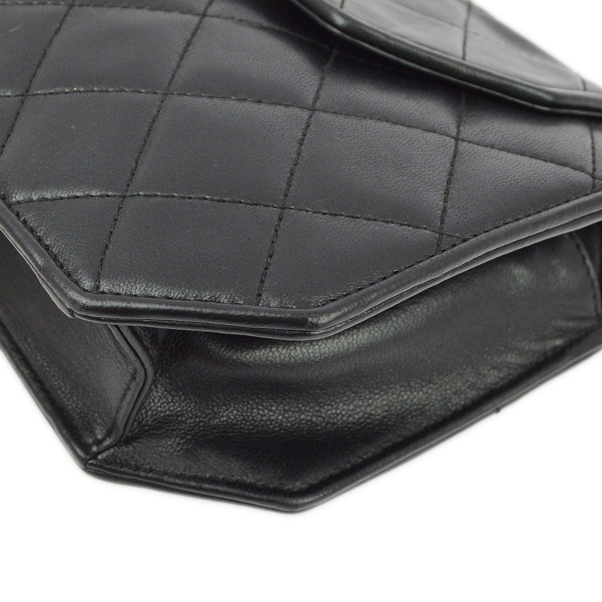 Chanel Lambskin Black Chain Shoulder Bag Style 5