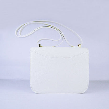 Luxury Hermes Constance Cowskin Leather Bag Beige Golden