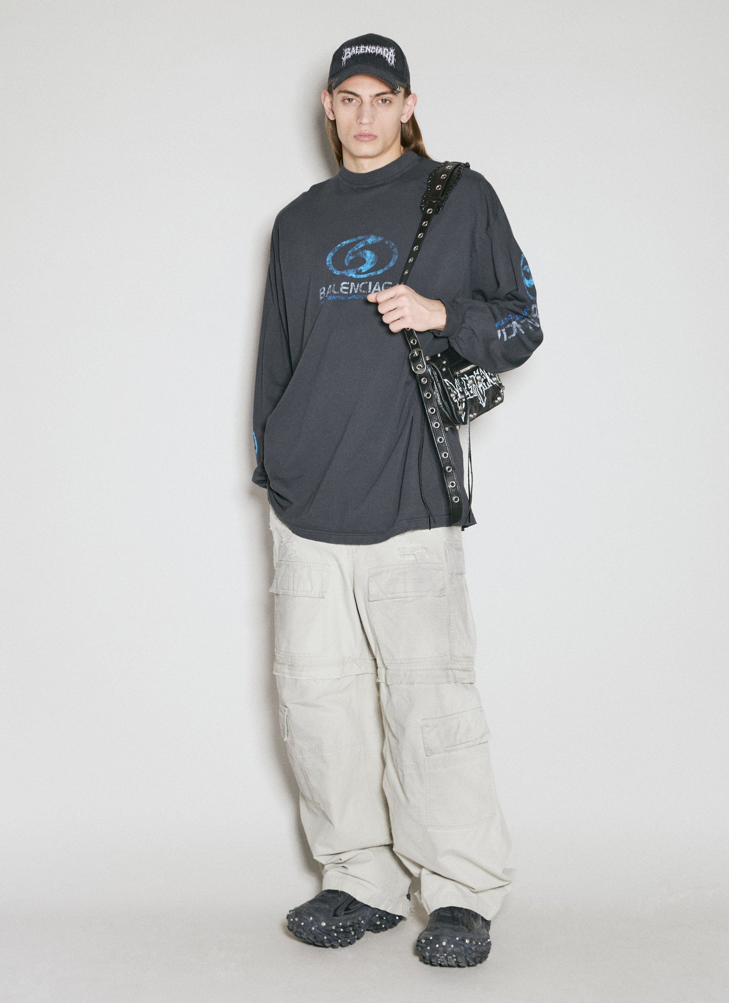 Balenciaga Men Le Cagole Xs Flap Crossbody Bag