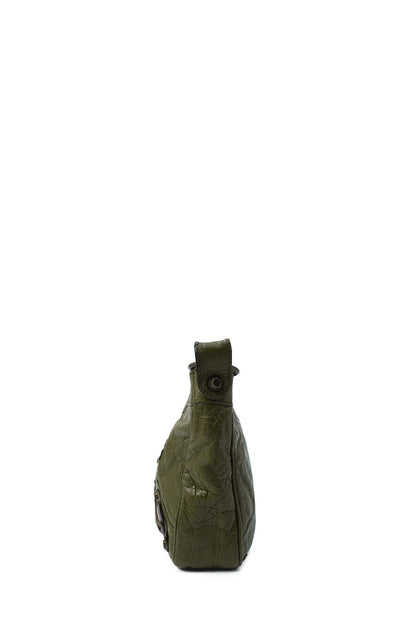 Hip Classic Studs Crossbody Bag Green
