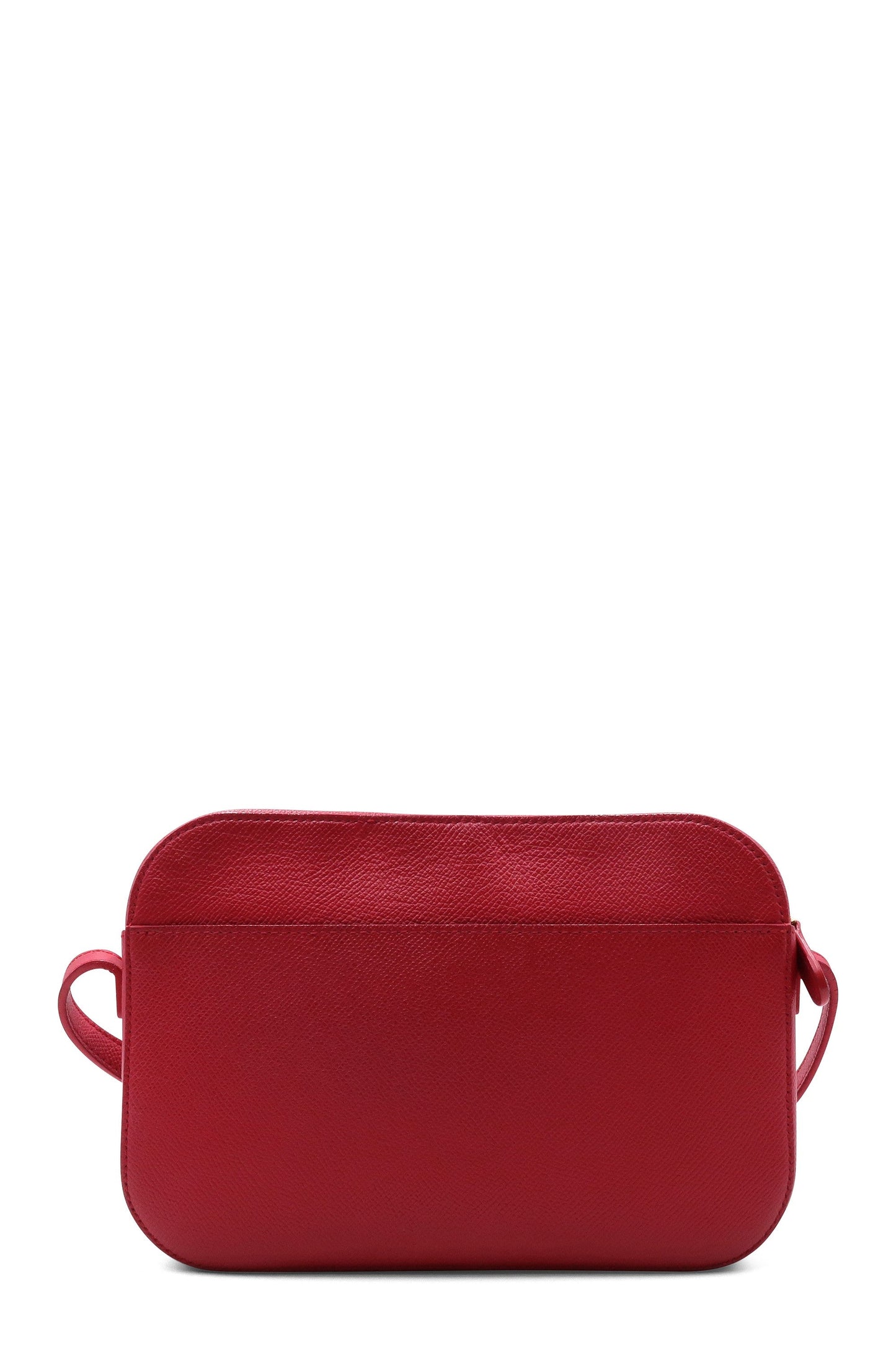 Logo Ville Camera Crossbody Bag Red