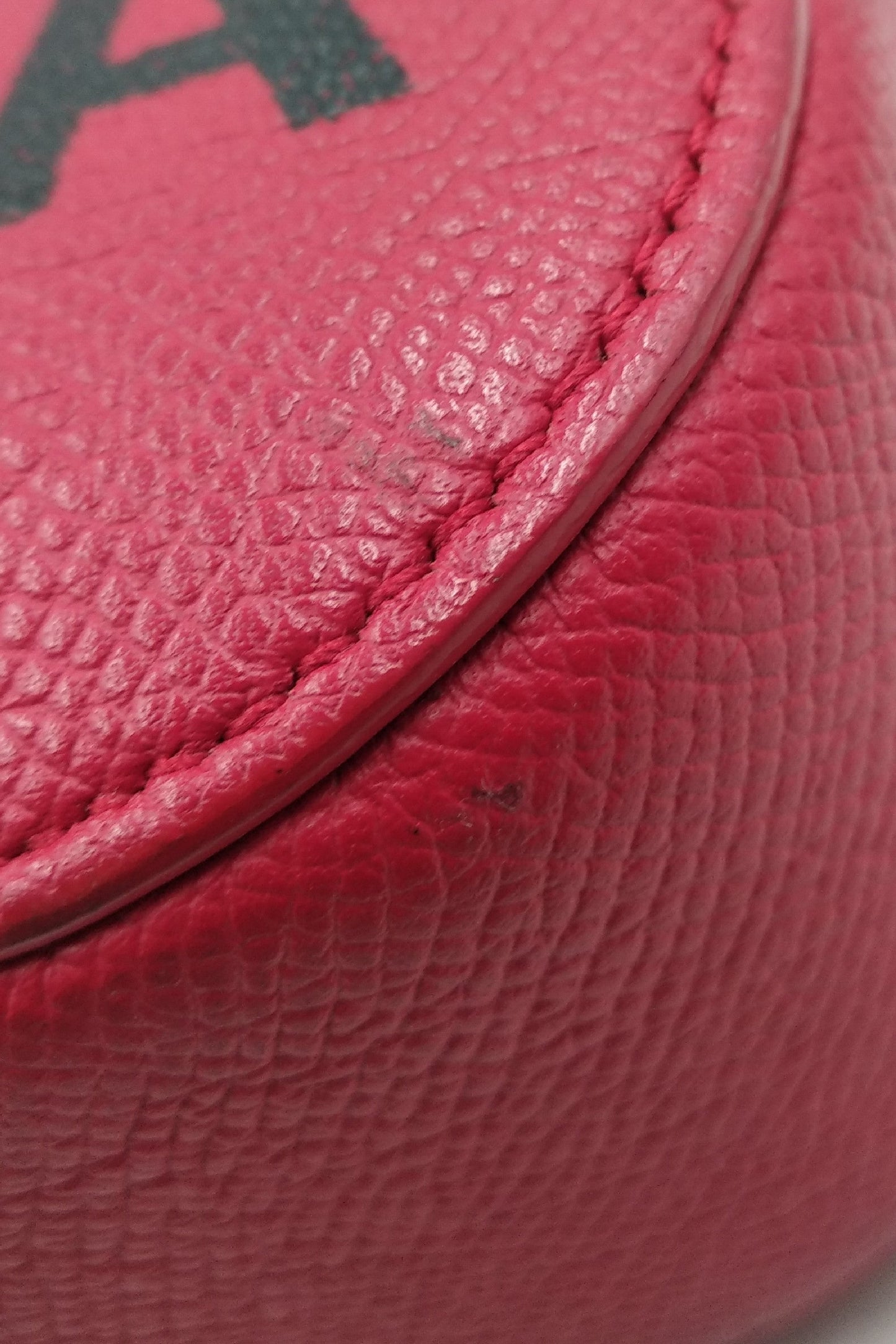 Logo Ville Camera Crossbody Bag Red
