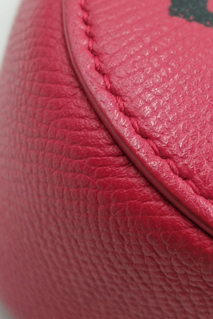 Logo Ville Camera Crossbody Bag Red