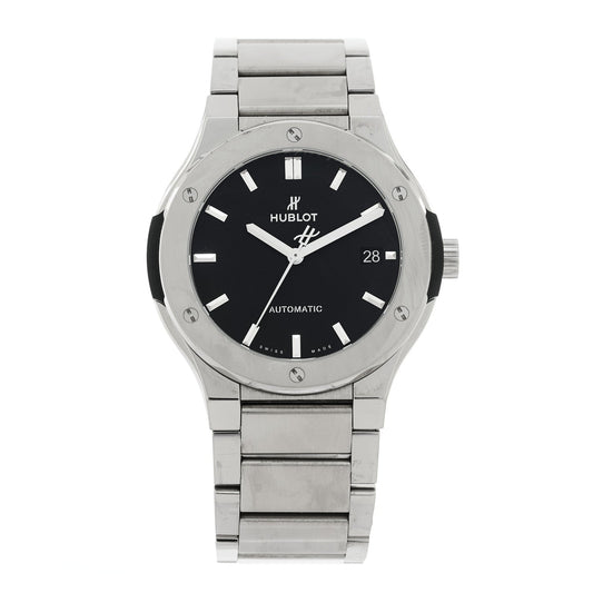 Titanium 45mm Classic Fusion Automatic Watch Black 510.NX.1170.NX