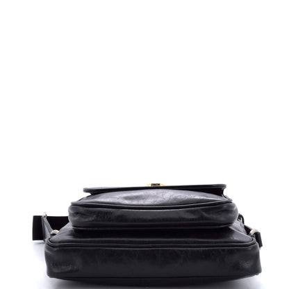 Morpheus Crossbody Messenger Bag Leather