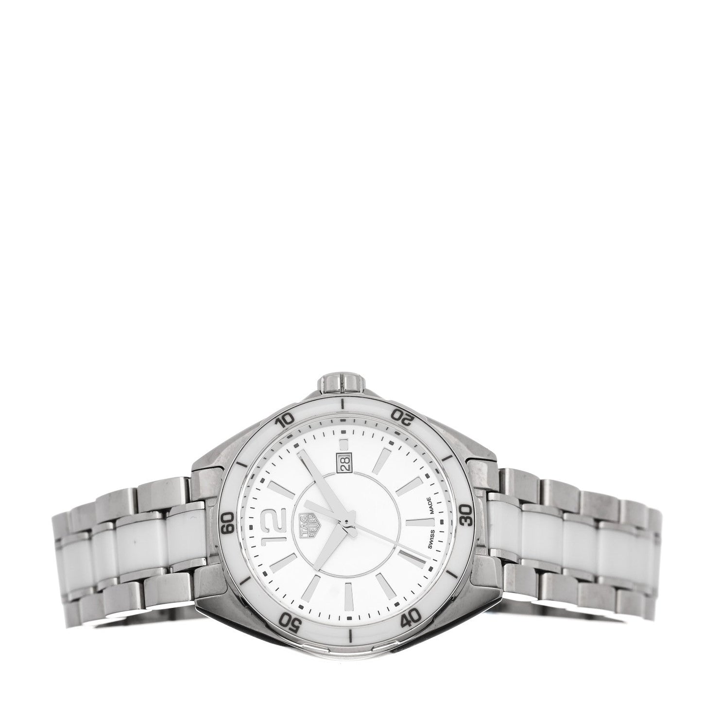 Stainless Steel Ceramic 32mm Formula 1 Lady Quartz Watch White WBJ141AC