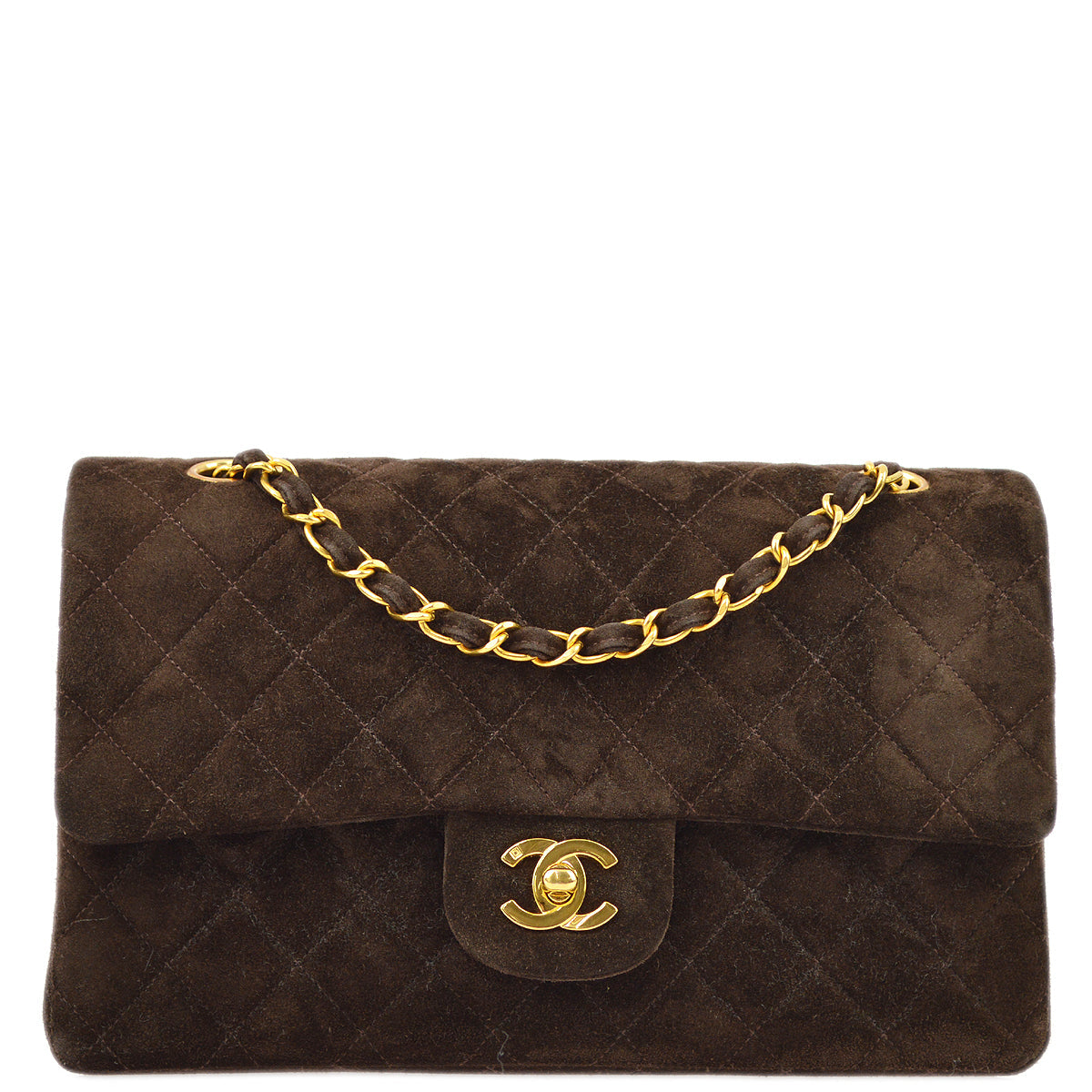 Chanel Flap Medium Classic Brown Shoulder Bag Style