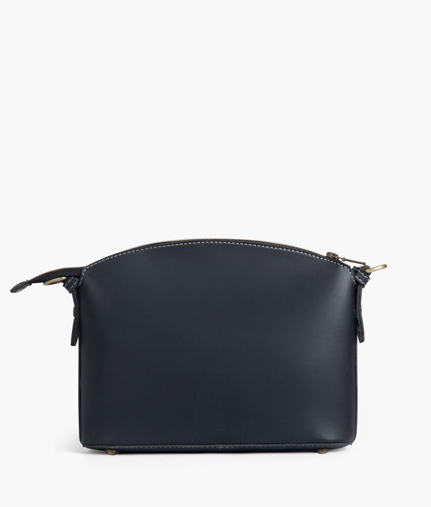 Black dome cross-body bag