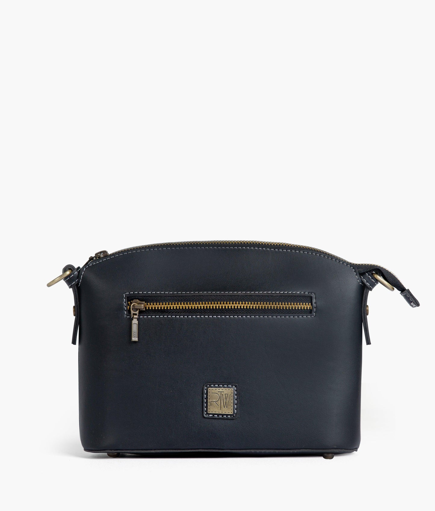 Black dome cross-body bag