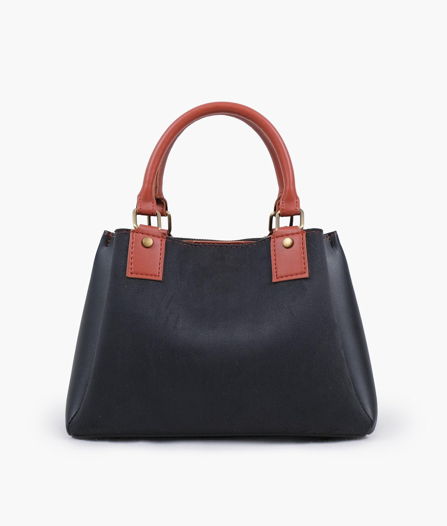Black suede mini bag