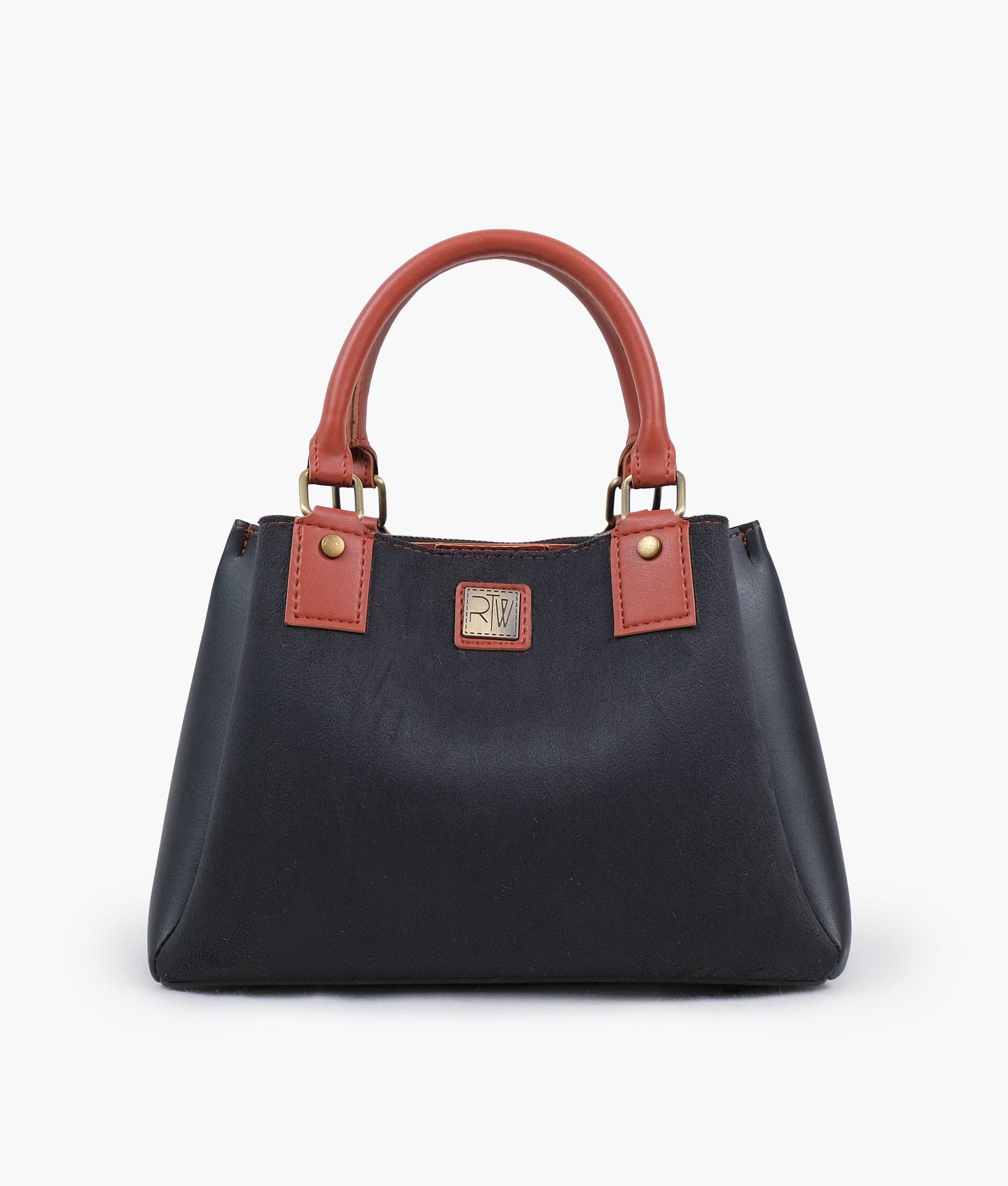 Black suede mini bag