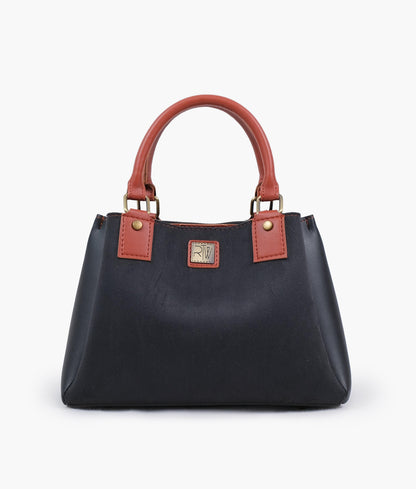 Black suede mini bag