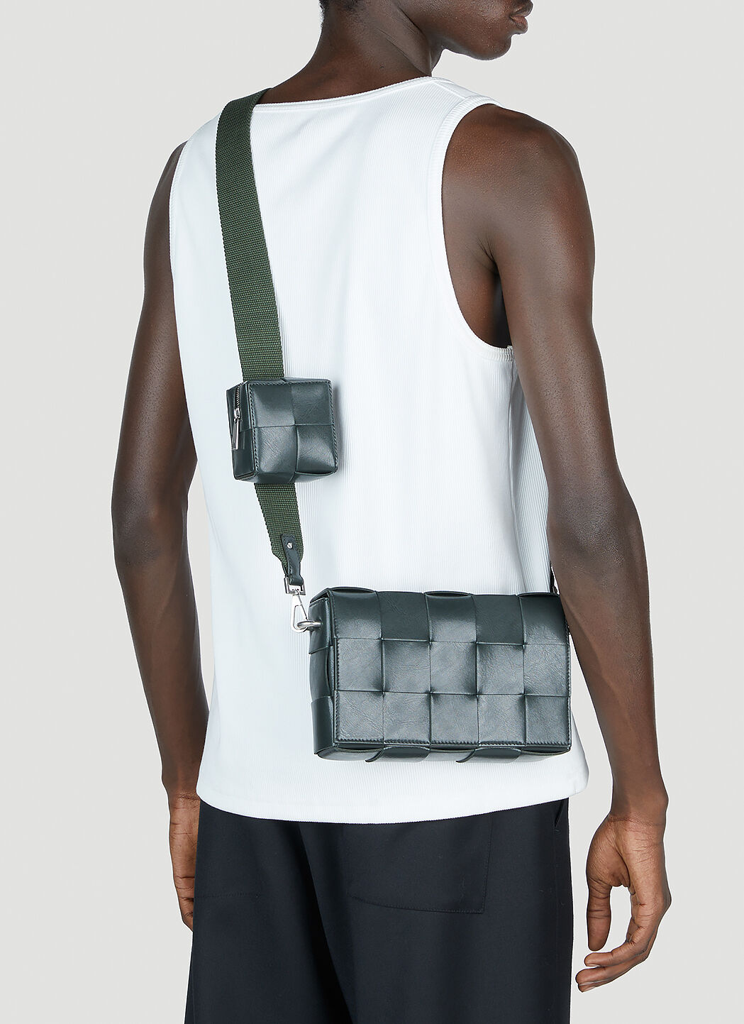 Bottega Veneta Men Cassette Crossbody Bag