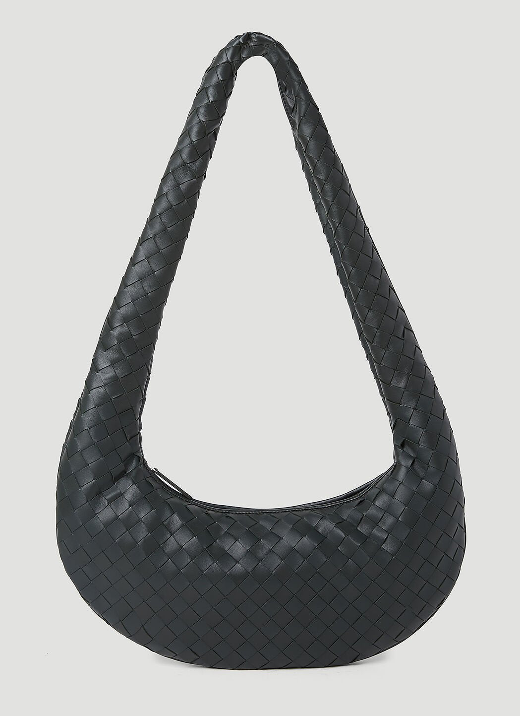 Bottega Veneta Men Intrecciato Leather Crossbody Bag