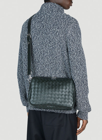 Bottega Veneta Men Intrecciato Crossbody Bag
