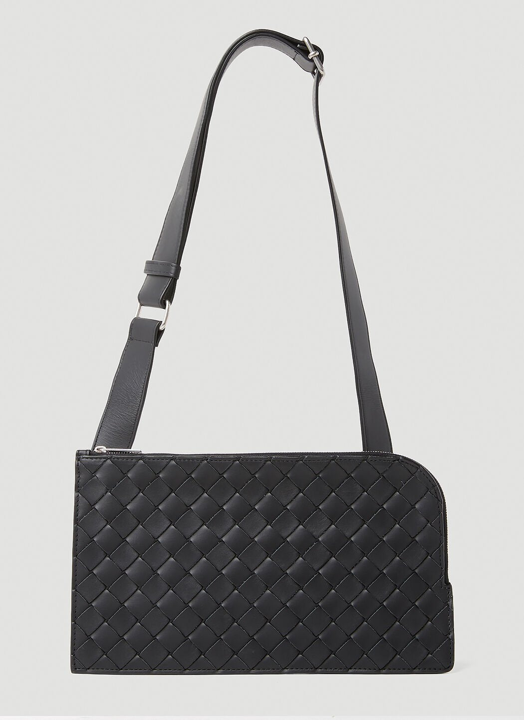 Bottega Veneta Men Intreccio Pouch Crossbody Bag