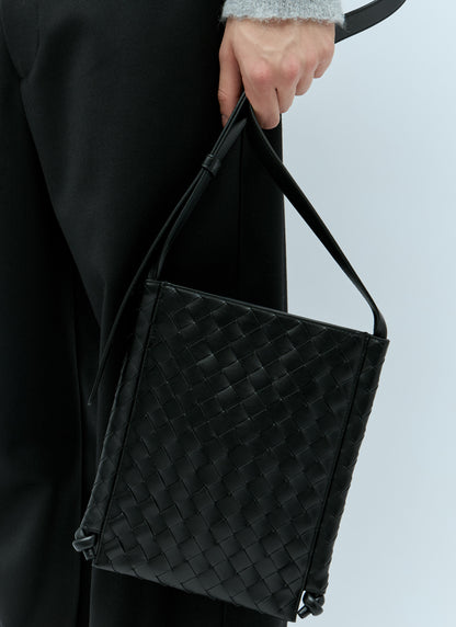 Bottega Veneta Men Small Flat Loop Crossbody Bag