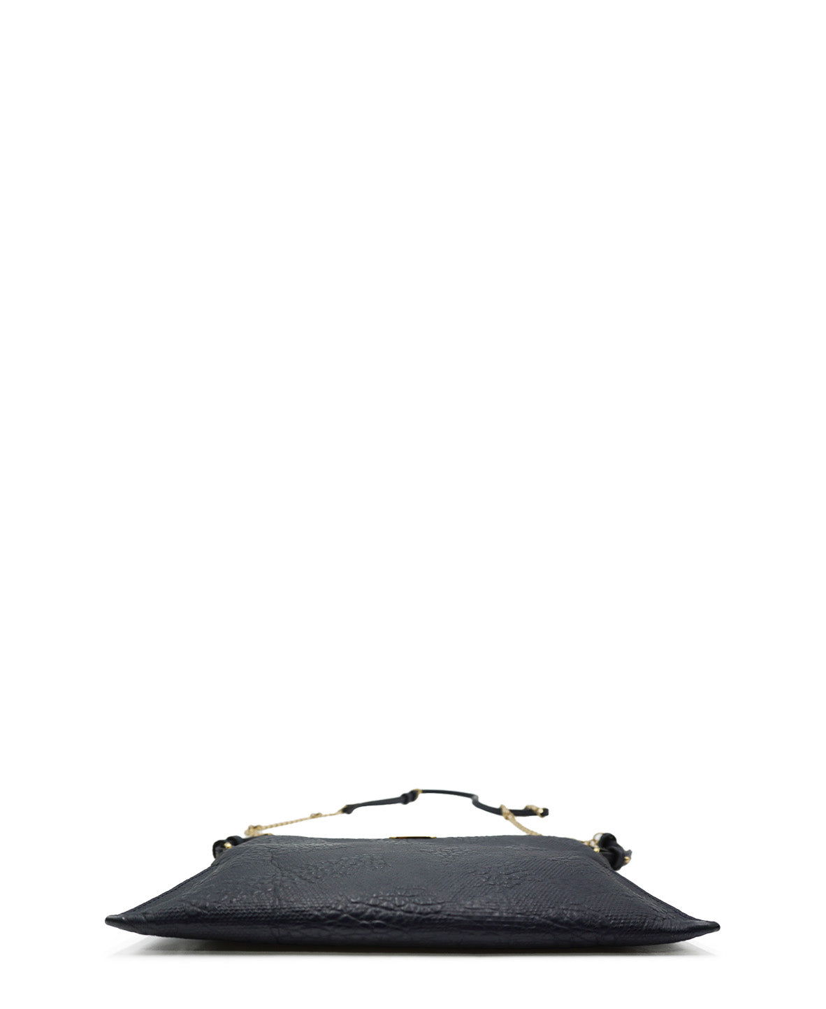 Leather Grain Check Chichester Crossbody Bag Navy