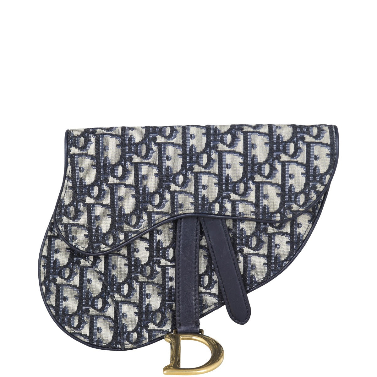 Dior Saddle Oblique Belt Bag with Embroidered Strap
