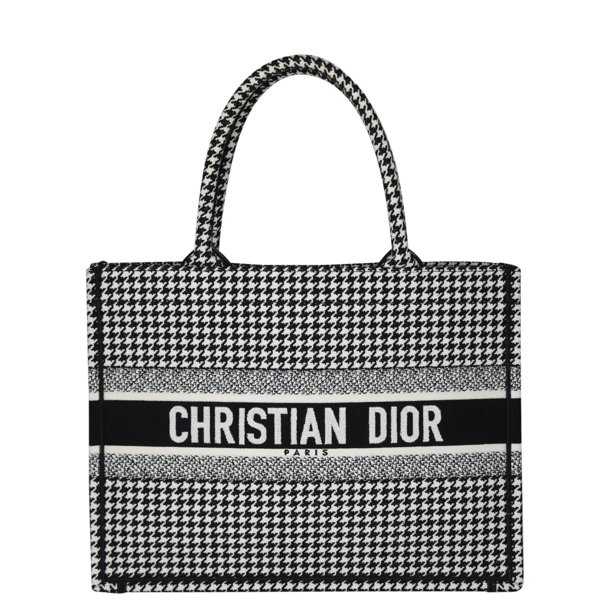 Dior Book Tote Medium Houndstooth