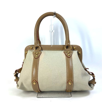Louis Vuitton  Canvas Leather Handbag Shoulder Bag