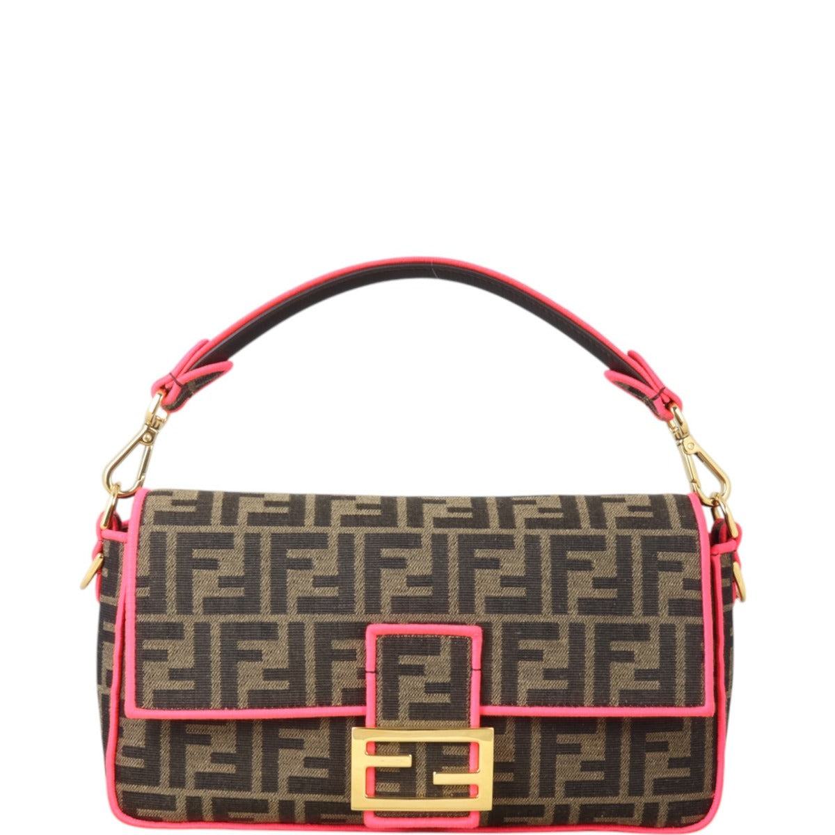 Fendi Baguette Bag FF 1974 Fluoro