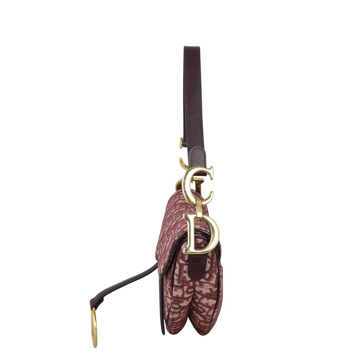 Dior Saddle Bag Oblique with Embroidered Strap