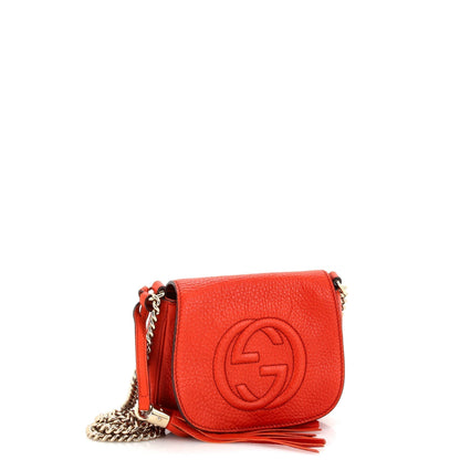 Soho Chain Crossbody Bag Leather Small