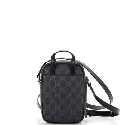 Neo Vintage Top Handle Crossbody Bag GG Coated Canvas Mini