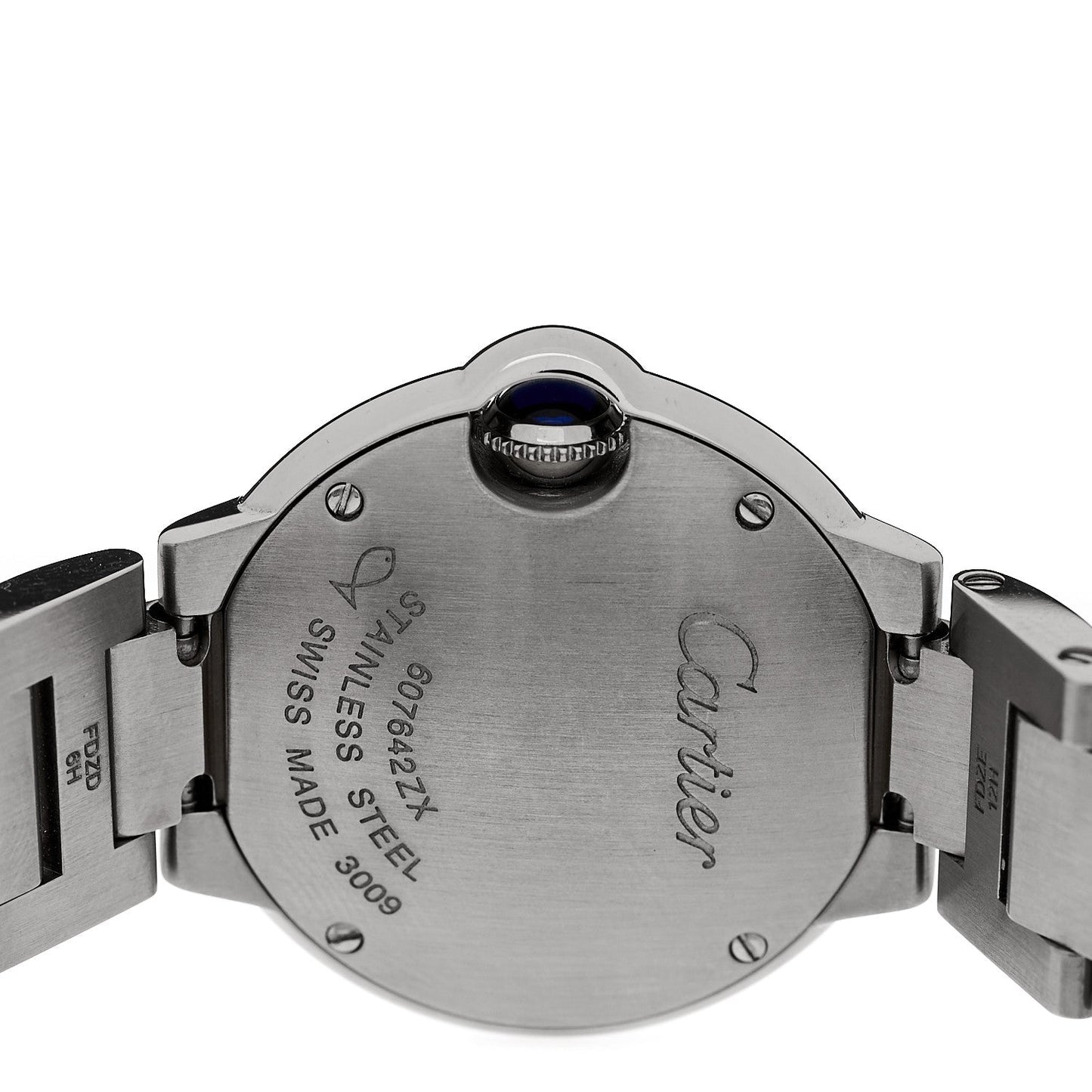 Stainless Steel Diamond Bezel 28mm Ballon Bleu De Cartier Quartz Watch