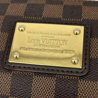 Louis Vuitton Eva Damier Ebene Canvas Red Crossbody Bag