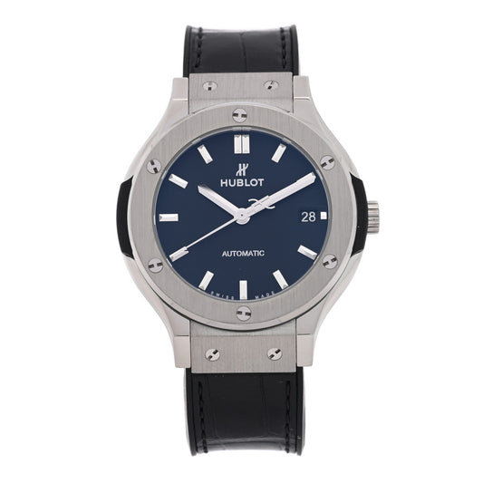 Titanium Alligator 38mm Classic Fusion Automatic Watch Black 565.NX.1171.LR