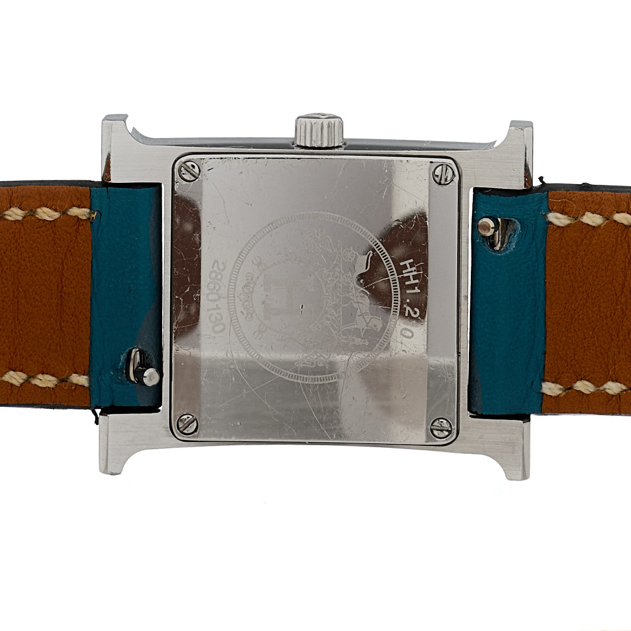 Stainless Steel Courchevel 21mm Heure H Hour Quartz Watch Blue Jean