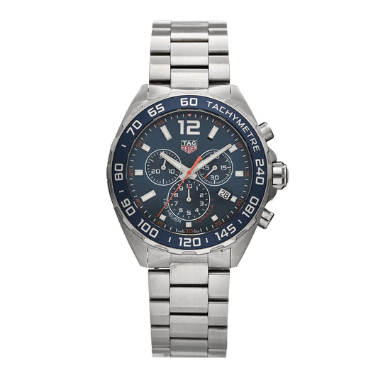 Stainless Steel 43mm Formula 1 Chronograph Quartz Watch Blue CAZ1014