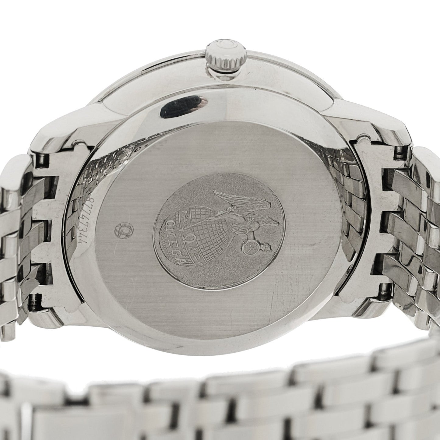 Stainless Steel 36mm De Ville Prestige Co-Axial Automatic Watch Silver 424.10.37.20.02.002