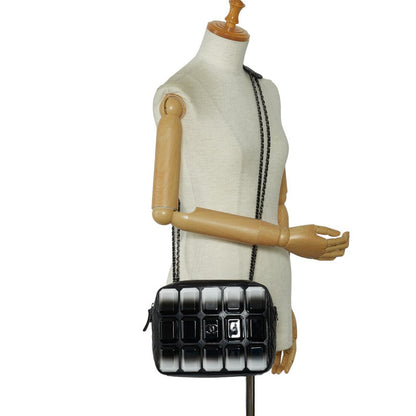 CHANEL Crossbody Bag in Lambskin Gun Metal Black Ladies