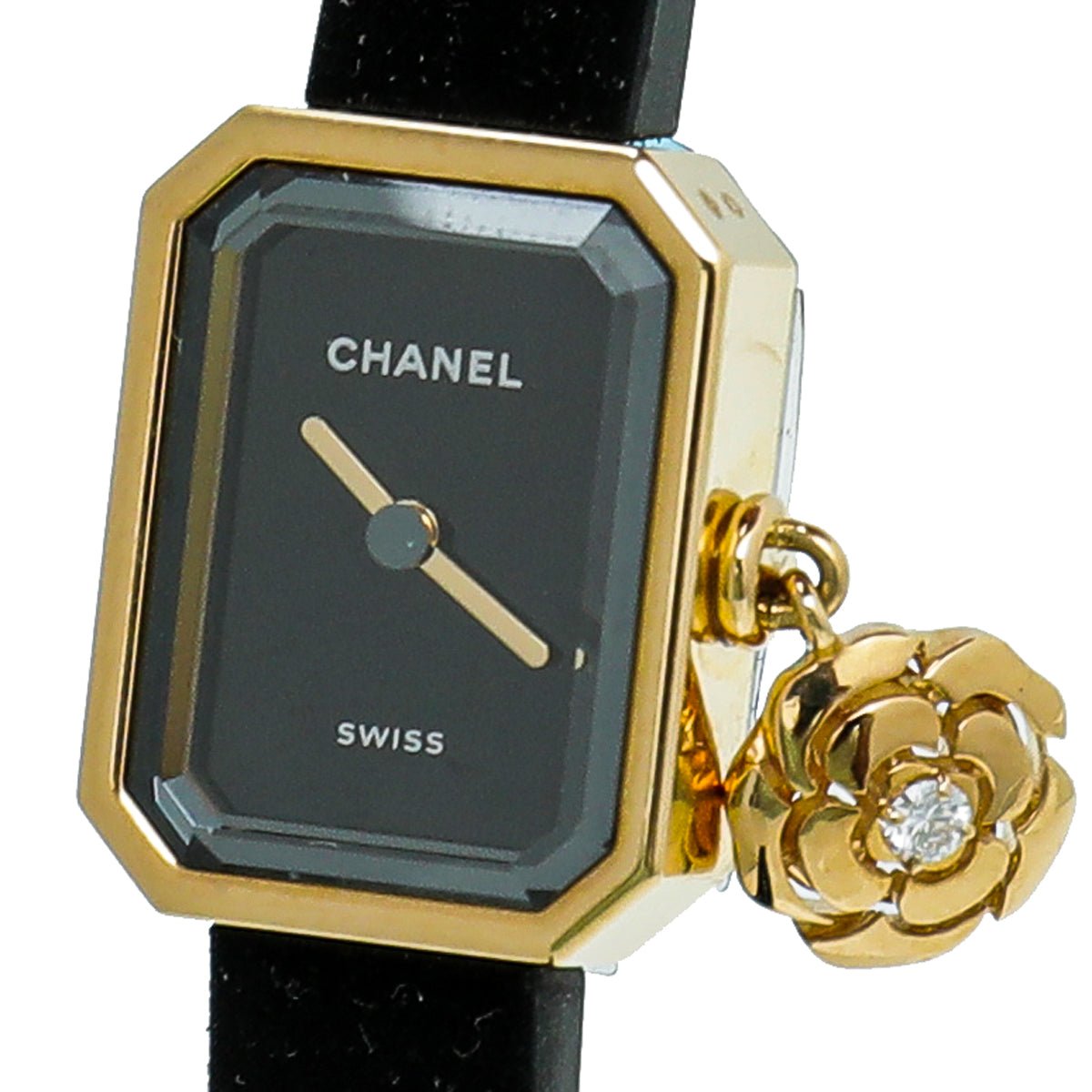 Chanel 18K Yellow Gold Premiere Extrait Camellia Watch