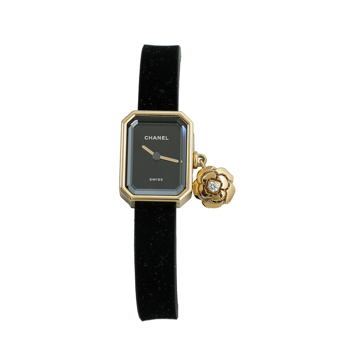 Chanel 18K Yellow Gold Premiere Extrait Camellia Watch