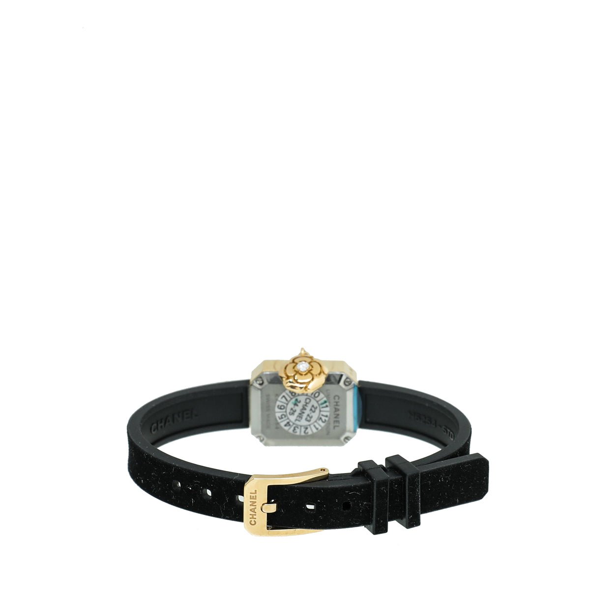 Chanel 18K Yellow Gold Premiere Extrait Camellia Watch