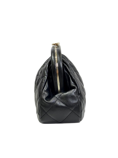 Chanel Black Evening Chain Clutch Bag ACJA8TH0