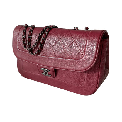 Chanel Flap Calfskin Shoulder Bag