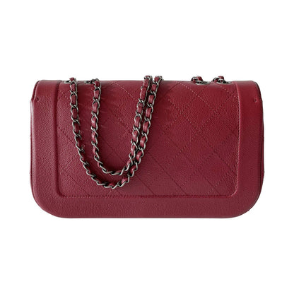 Chanel Flap Calfskin Shoulder Bag