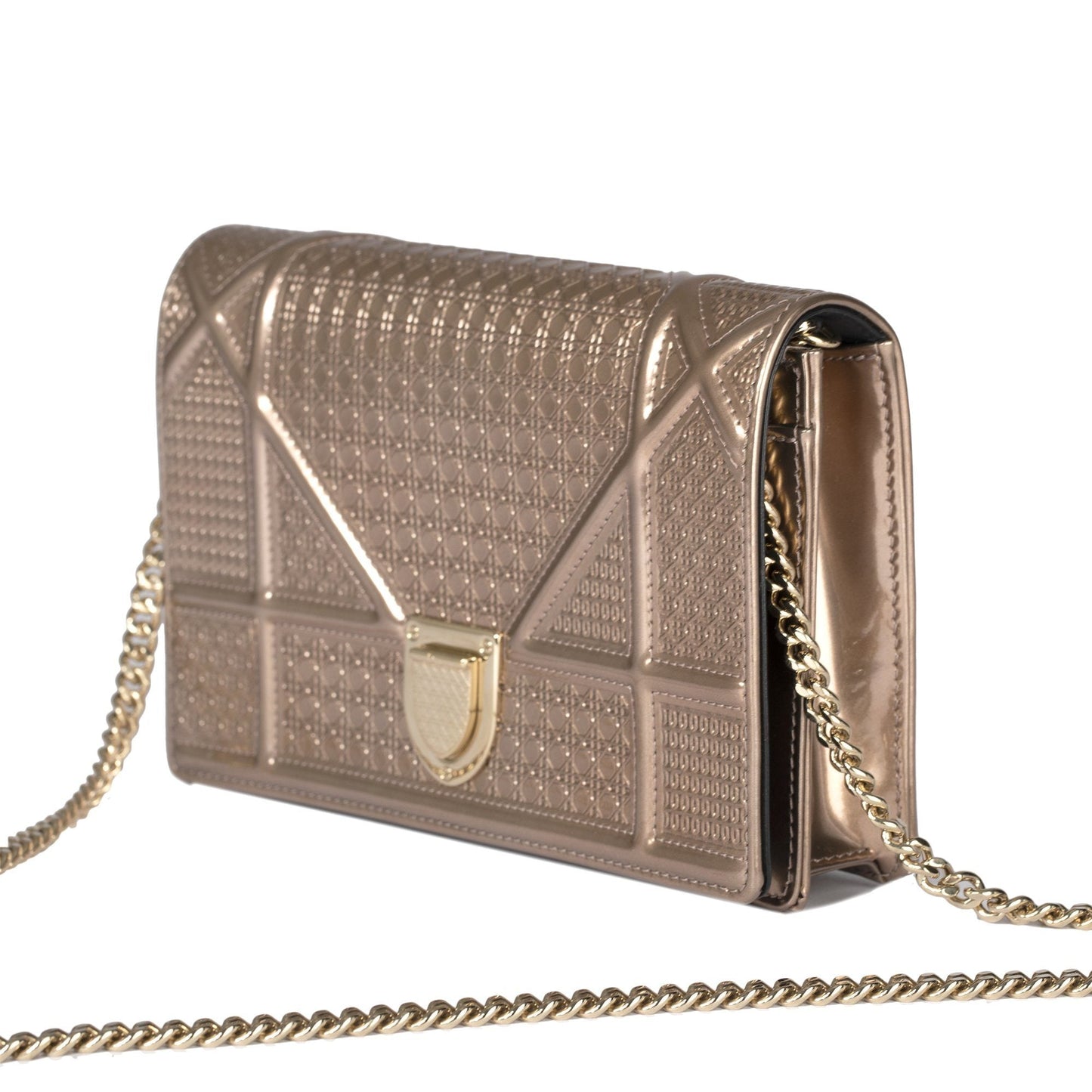 Christian Dior 2018 Diorama Wallet on Chain