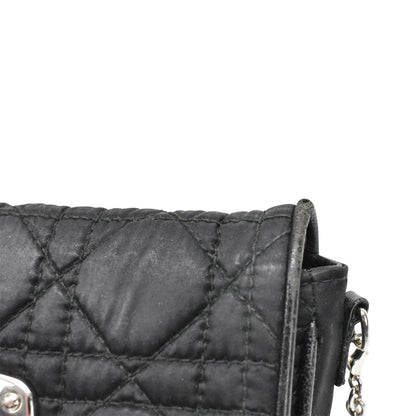 Dior Nylon Quilted Chain Crossbody Bag