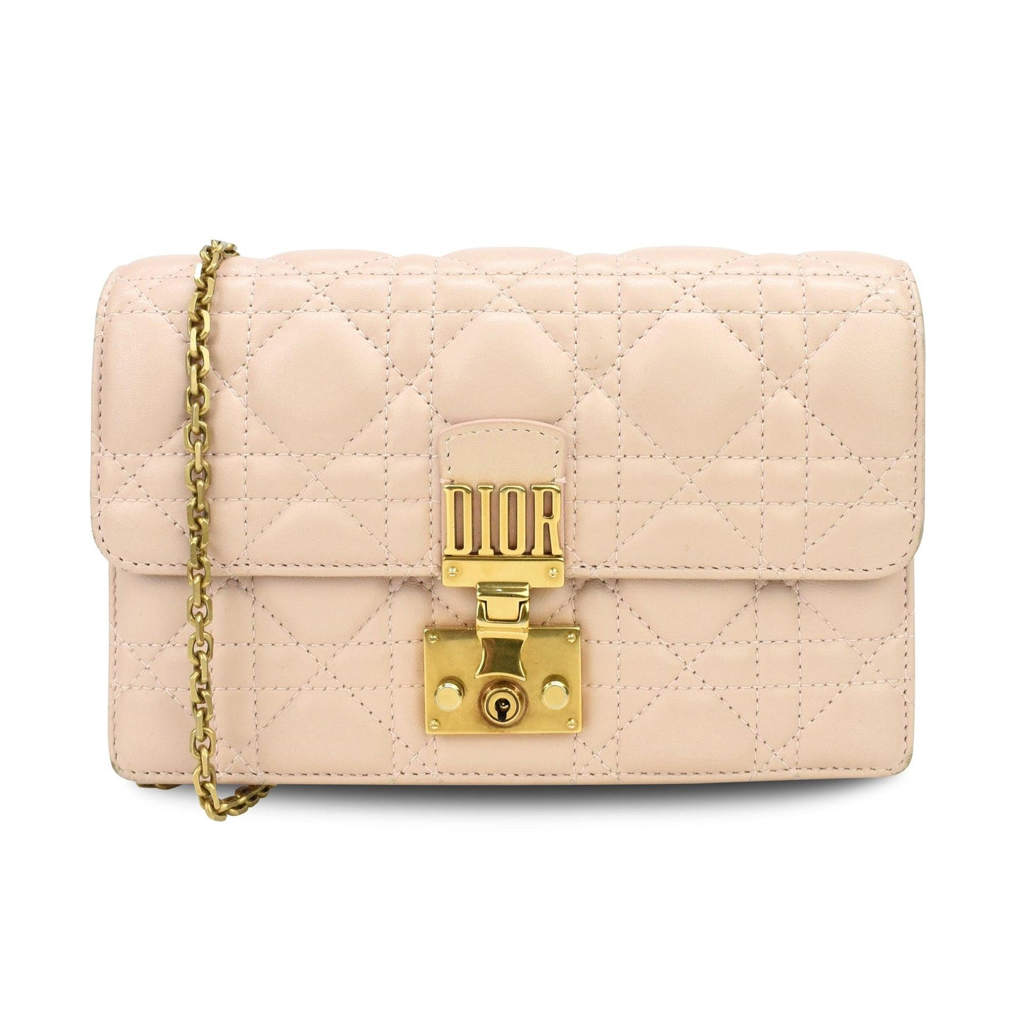 Dior Lou Quilted Chain Crossbody Bag