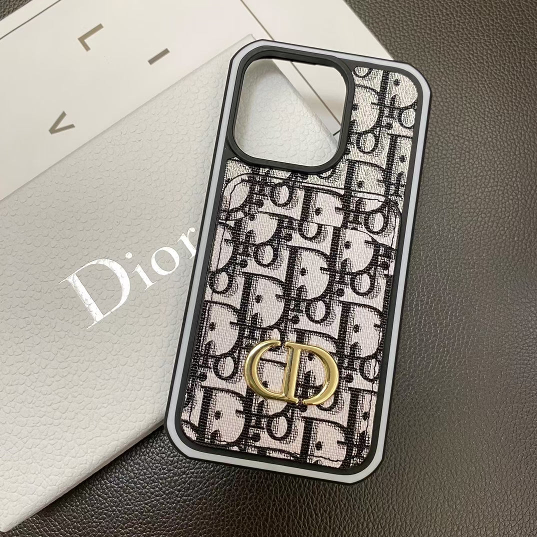 Classic Dior iPhone Case for 16 Pro Max Pus 15 14 13 12 11