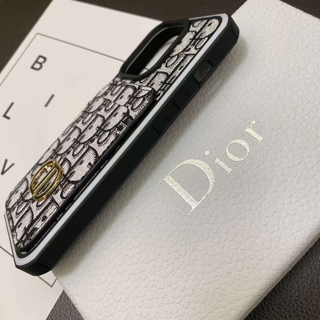 Classic Dior iPhone Case for 16 Pro Max Pus 15 14 13 12 11