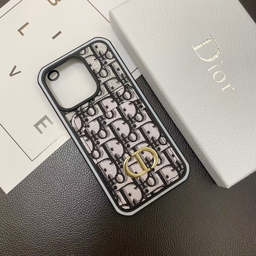 Classic Dior iPhone Case for 16 Pro Max Pus 15 14 13 12 11