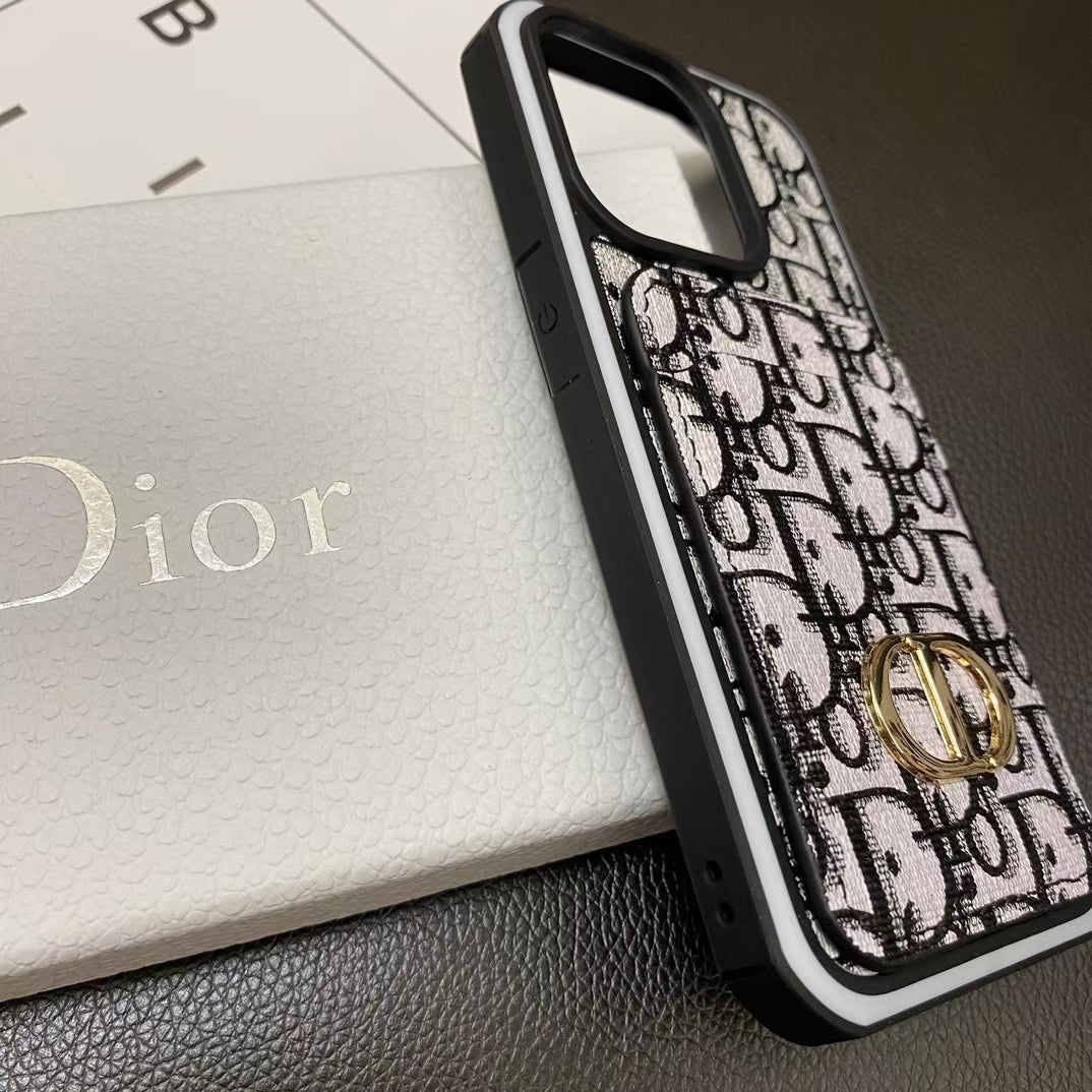 Classic Dior iPhone Case for 16 Pro Max Pus 15 14 13 12 11